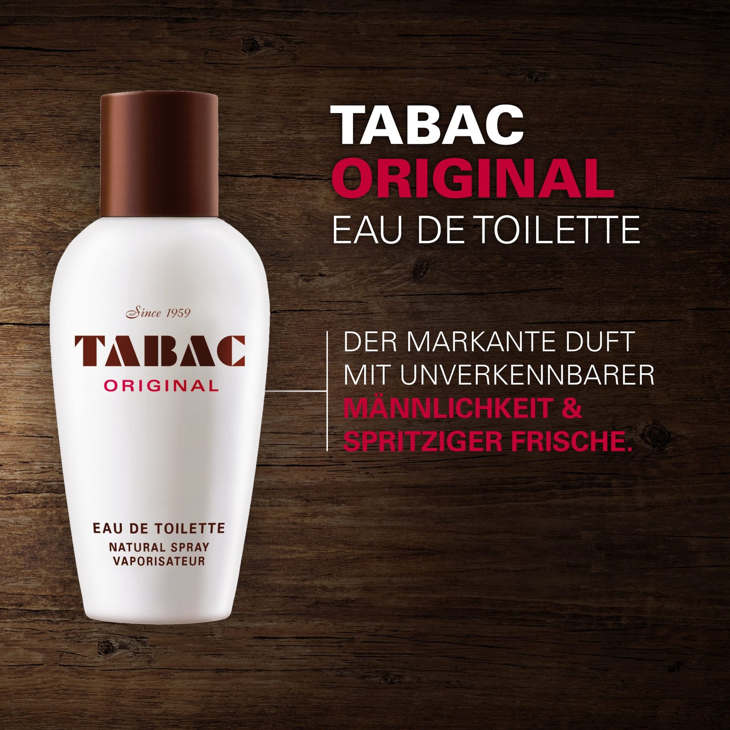 Tabac by Maurer & Wirtz Eau De Toilette Spray 3.4 oz for Men Beauty & Personal Care Tabac Original