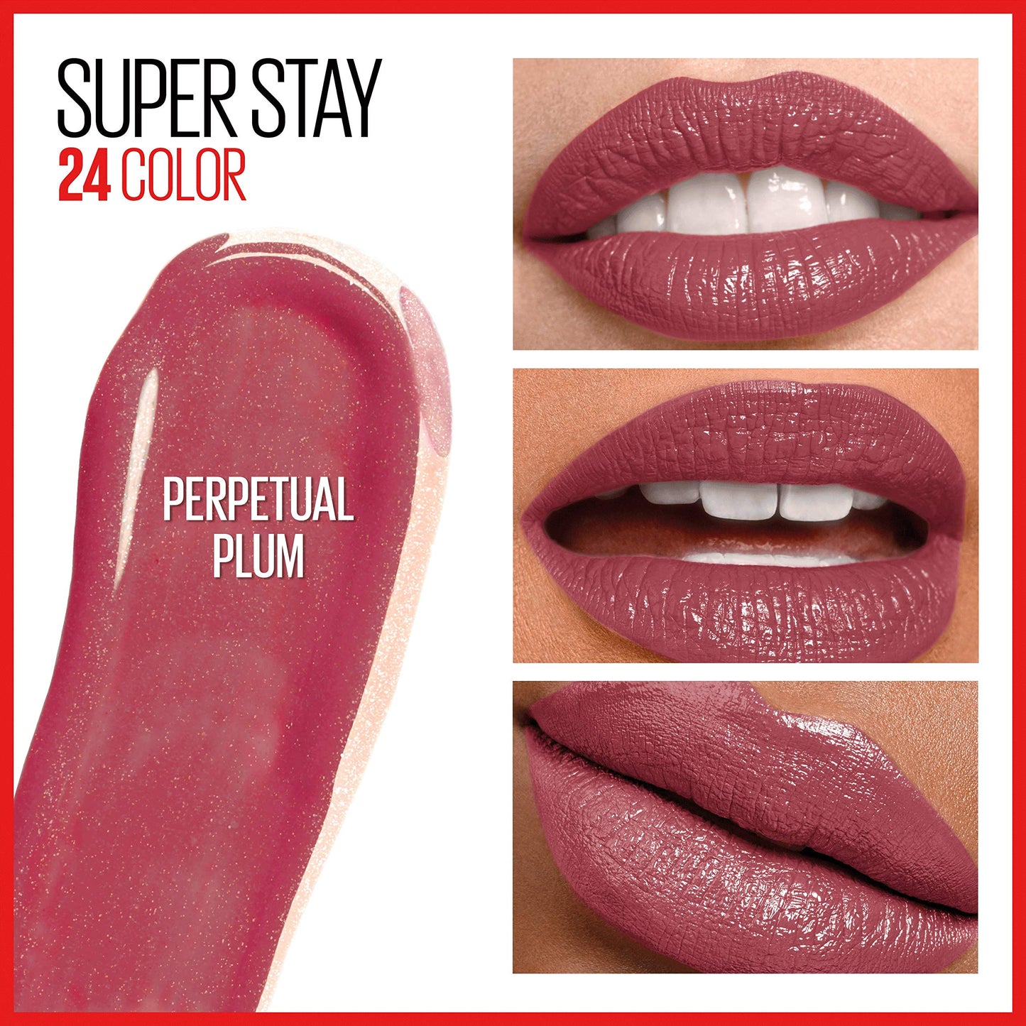 Maybelline New York Superstay 24, 2-step Lipcolor, Perpetual Plum 055 Beauty & Personal Care MAYBELLINE