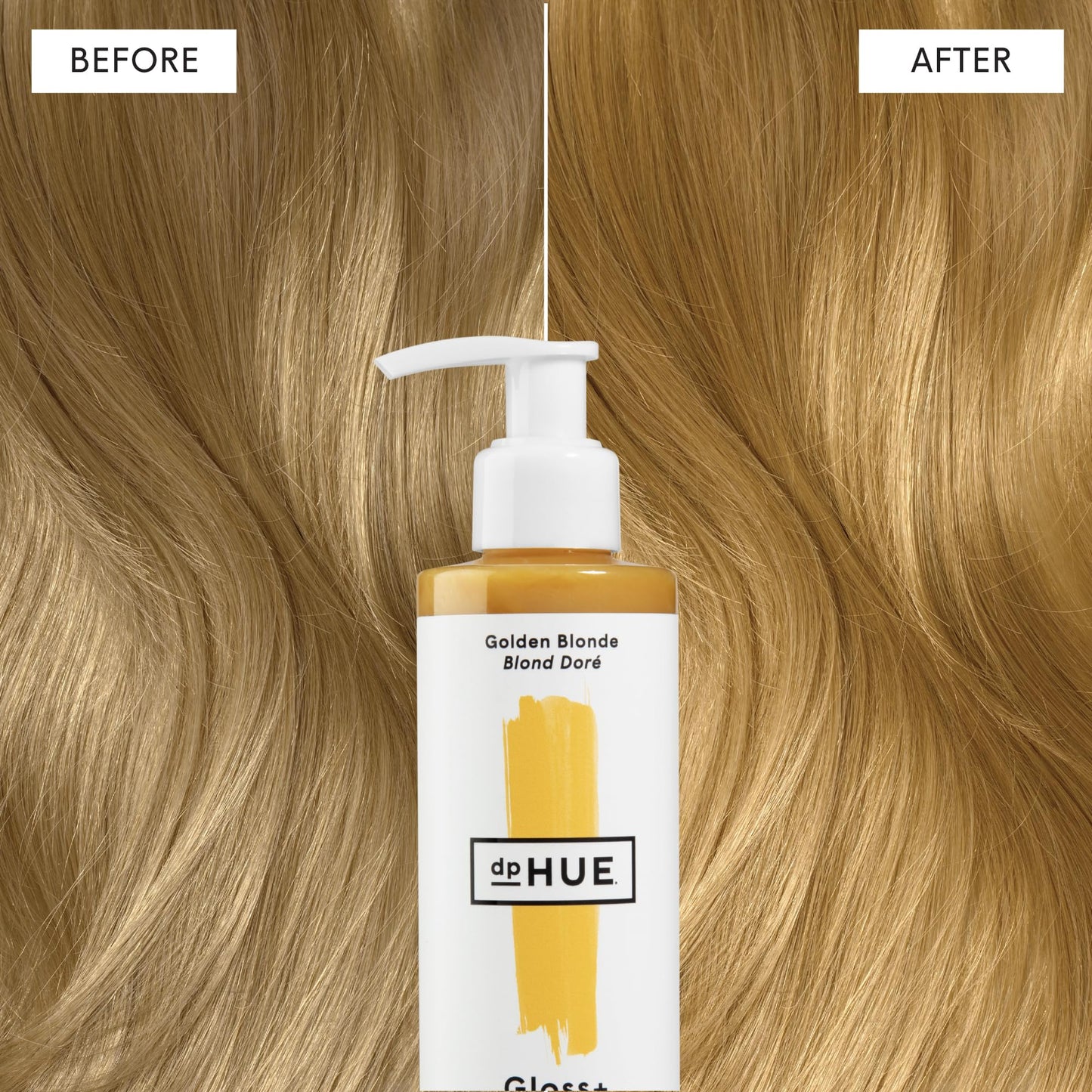 dpHUE Gloss+, Golden Blonde - Boosts Fading & Faded Hair Color - 8-12 Applications per Bottle - Lasts Up to 8 Washes Beauty & Personal Care dpHUE
