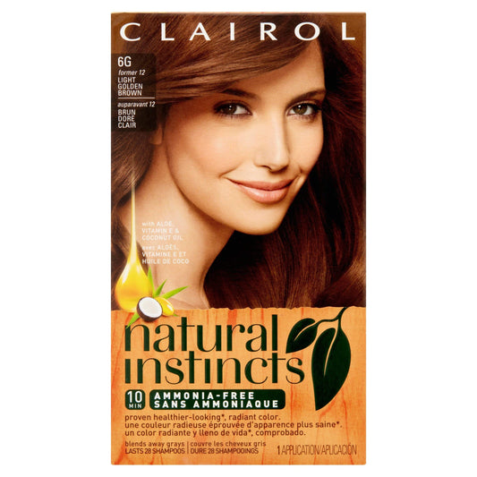 Clairol Natural Instincts, 012, Toasted Almond, Light Golden Brown Beauty & Personal Care Clairol
