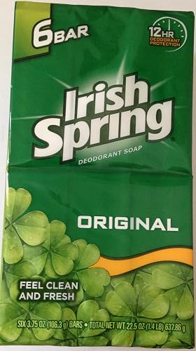 Irish Spring Deodorant Soap, Original, 6 Bars (Pack of 4) Beauty & Personal Care Irish Spring
