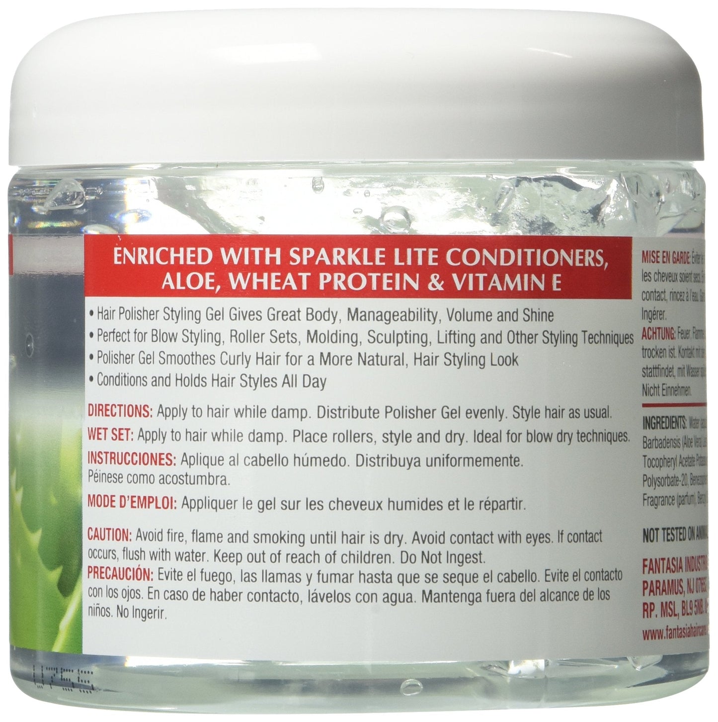 Fantasia Gel 16 Ounce Aloe (Clear) (473ml) (2 Pack) Beauty & Personal Care Fantasia