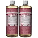 Dr. Bronner's Organic Pure Castile Liquid Soap, Rose, 32 oz, 2 pk Beauty & Personal Care Dr. Bronner's