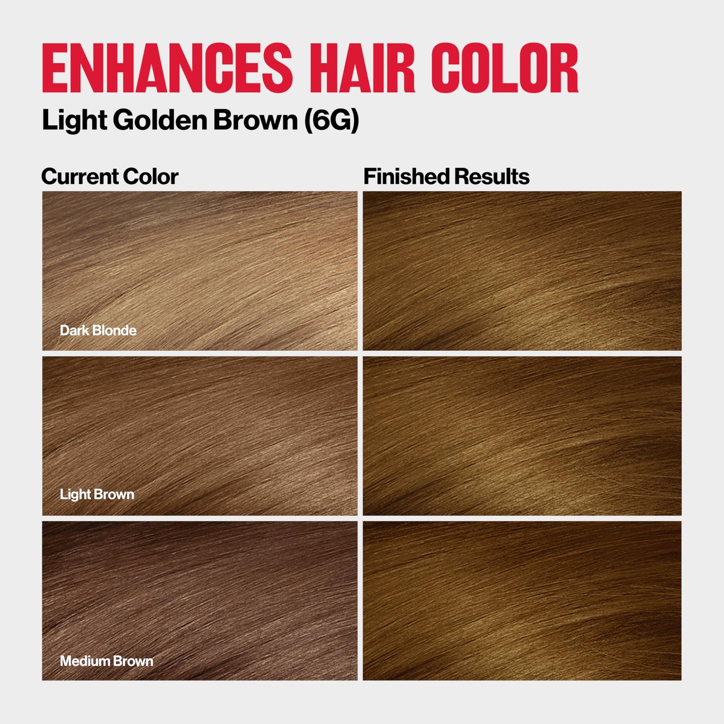 Revlon ColorSilk Tone + Gloss + Care Demi Permanent Hair Color, Dye Kit with Leave-In Scalp and Haircare Serum, 2x Shinier, 4x Stronger, 6G Light Beauty & Personal Care REVLON