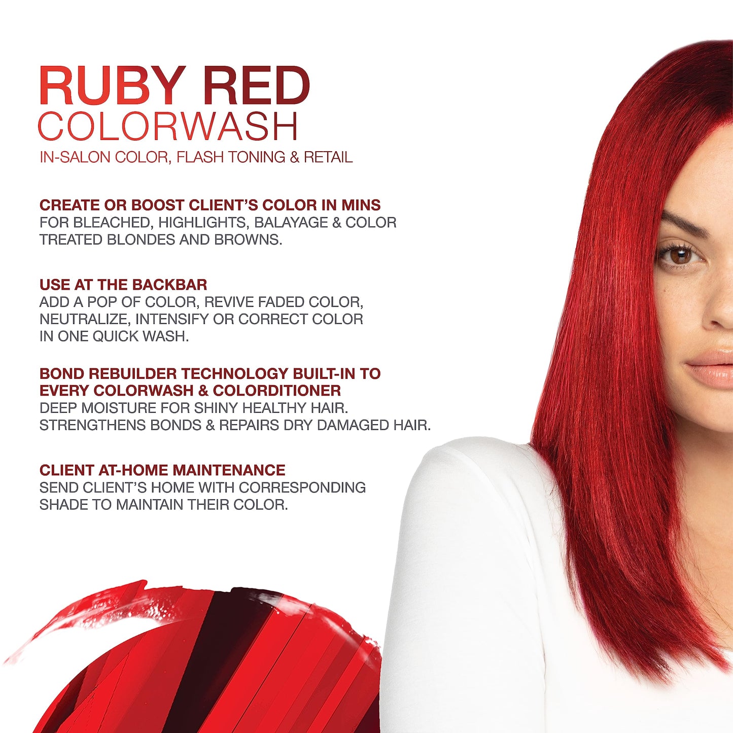 Celeb Luxury Gem Lites Colorwash, Professional Semi-Permanent Hair Color Depositing Shampoo, Ruby Beauty & Personal Care Celeb Luxury