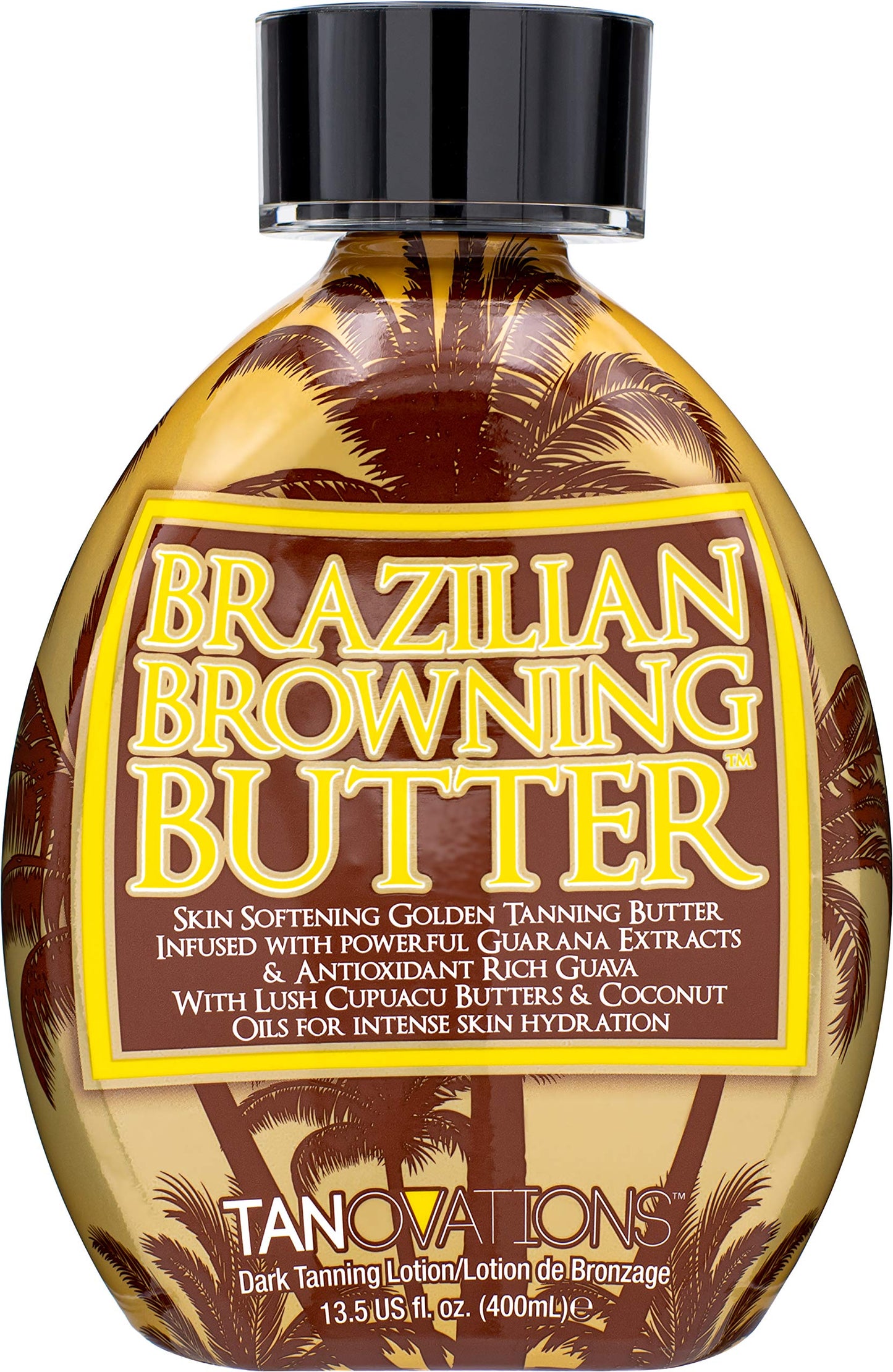 Ed Hardy Brazilian Browning Butter Dark Tanning Lotion - Skin Softening Golden Tanning Butter with Cupuacu Butters & Coconut Oils for Intense Skin Beauty & Personal Care ED HARDY