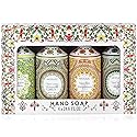 Mosaic Liquid Hand Soap / Wash Gift Set, Ideal Bathroom Kitchen Hand Soap Set , Olive Oil + Coconut & Hibiscus + Gardenia + Orange Blossom, 4 x 24.6 Beauty & Personal Care AnatoliaDaphne