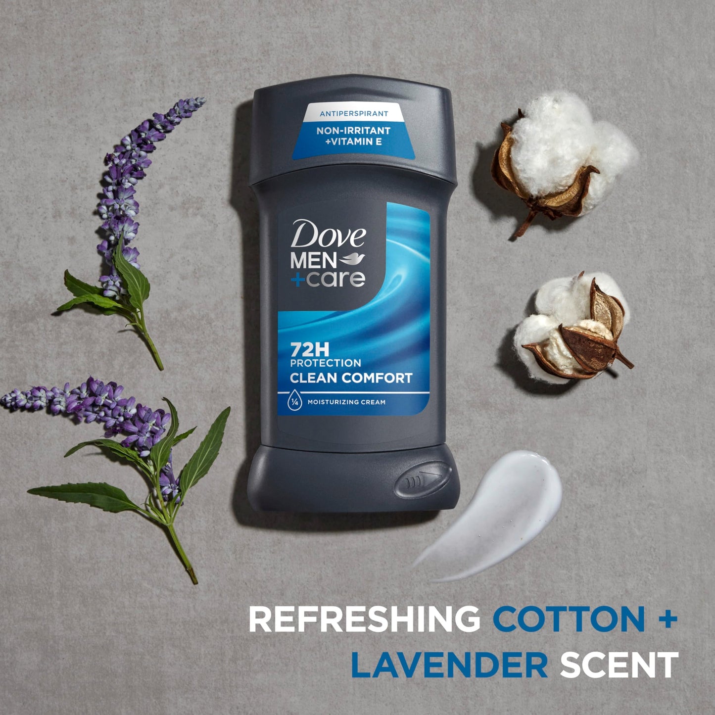 Dove Men+Care Antiperspirant Deodorant Stick Clean Comfort Twin Pack 72-Hour Sweat & Odor Protection Antiperspirant for Men With 1/4 Moisturizing Beauty and Personal Care DOVE MEN + CARE
