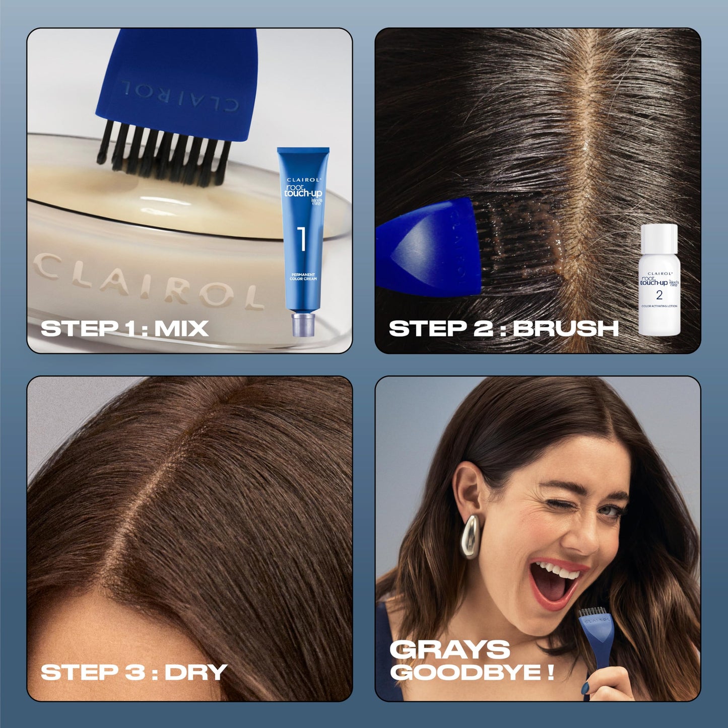 Clairol Root Touch-Up by Nice'n Easy Permanent Hair Dye, 5 Medium Brown Hair Color | 100% Gray Coverage | Easy Brush Application | Matches Beauty & Personal Care Clairol