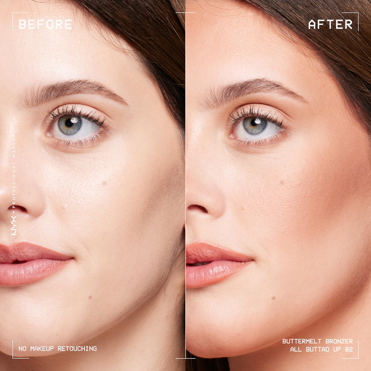 NYX PROFESSIONAL MAKEUP Matte Buttermelt Bronzer, Longwear Face Makeup with Up to 12 Hours of Wear, Vegan Formula - All Butta'D Up (Light Medium Beauty & Personal Care NYX PROFESSIONAL MAKEUP