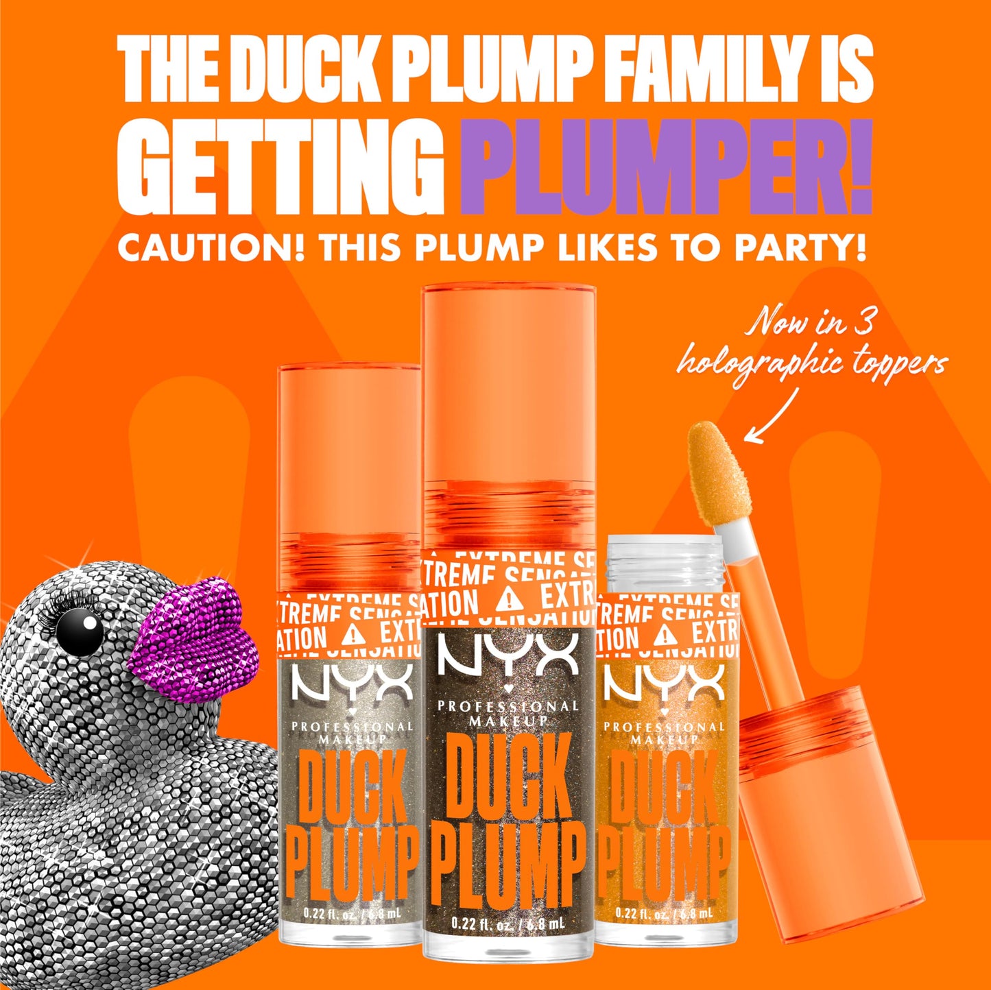 NYX PROFESSIONAL MAKEUP Duck Plump High Pigment Lip Gloss, Lip Plumper Gloss with Spicy Ginger - Quazy Silver Beauty & Personal Care NYX PROFESSIONAL MAKEUP