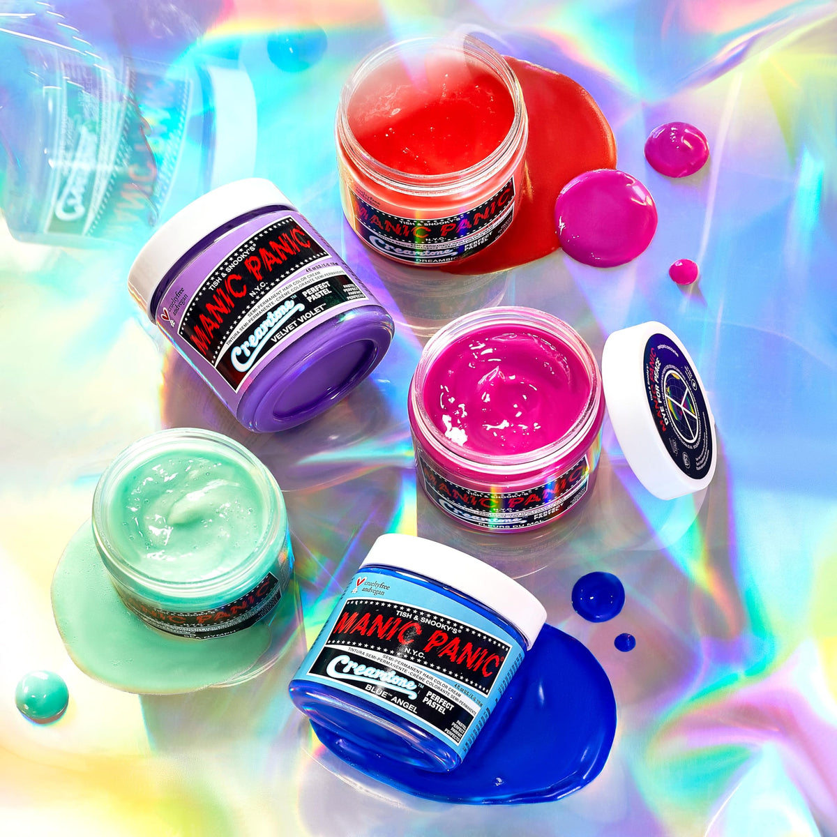MANIC PANIC Creamtone Dreamsicle Semi Permanent Hair Color for Women & Men - Perfect Pastel Creamy Orange Hair Dye - Lasts 2-4 Weeks - Vegan Beauty & Personal Care MANIC PANIC