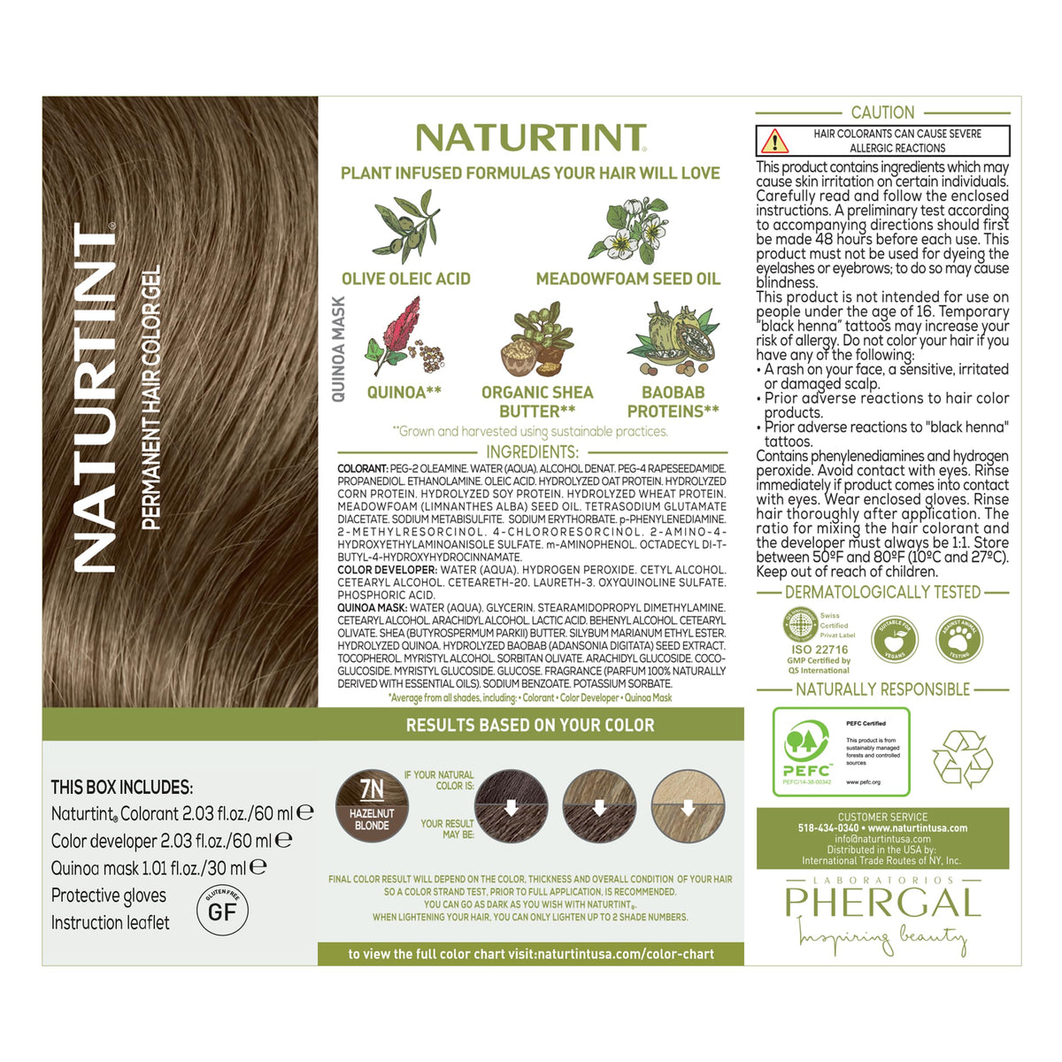 Naturtint 7N Hazelnut Blonde Permanent Hair Color (Pack of 1), Ammonia Free, Vegan, Cruelty Free, up to 100% Gray Coverage, Long Lasting Results Beauty & Personal Care Naturtint