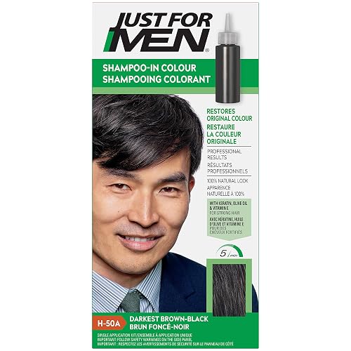 Just For Men Shampoo-In #H-50 Haircolor Darkest Brown/Black (3 Pack) Beauty & Personal Care Just for Men