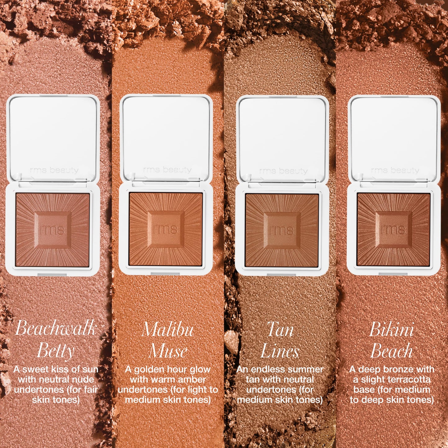 RMS Beauty Redimension Hydra-Bronzer - Talc-Free Gel-to-Powder Bronzer & Highlighter - Hydrating Cream Bronzer for Natural Glow & Sculpted Contour Beauty & Personal Care RMS Beauty