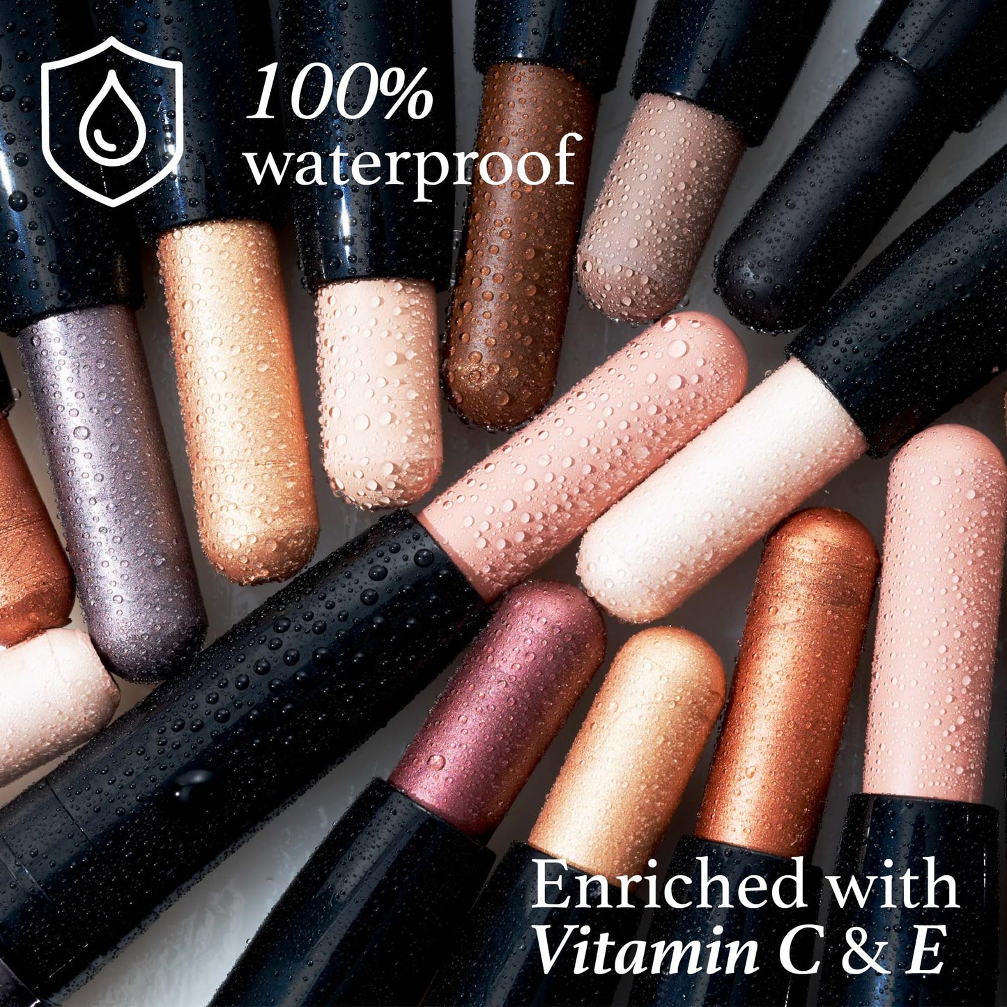 Julep Eyeshadow 101 Crème to Powder Waterproof Eyeshadow Stick 10 Piece Palette - Matte and Shimmer Finishes Beauty & Personal Care Julep