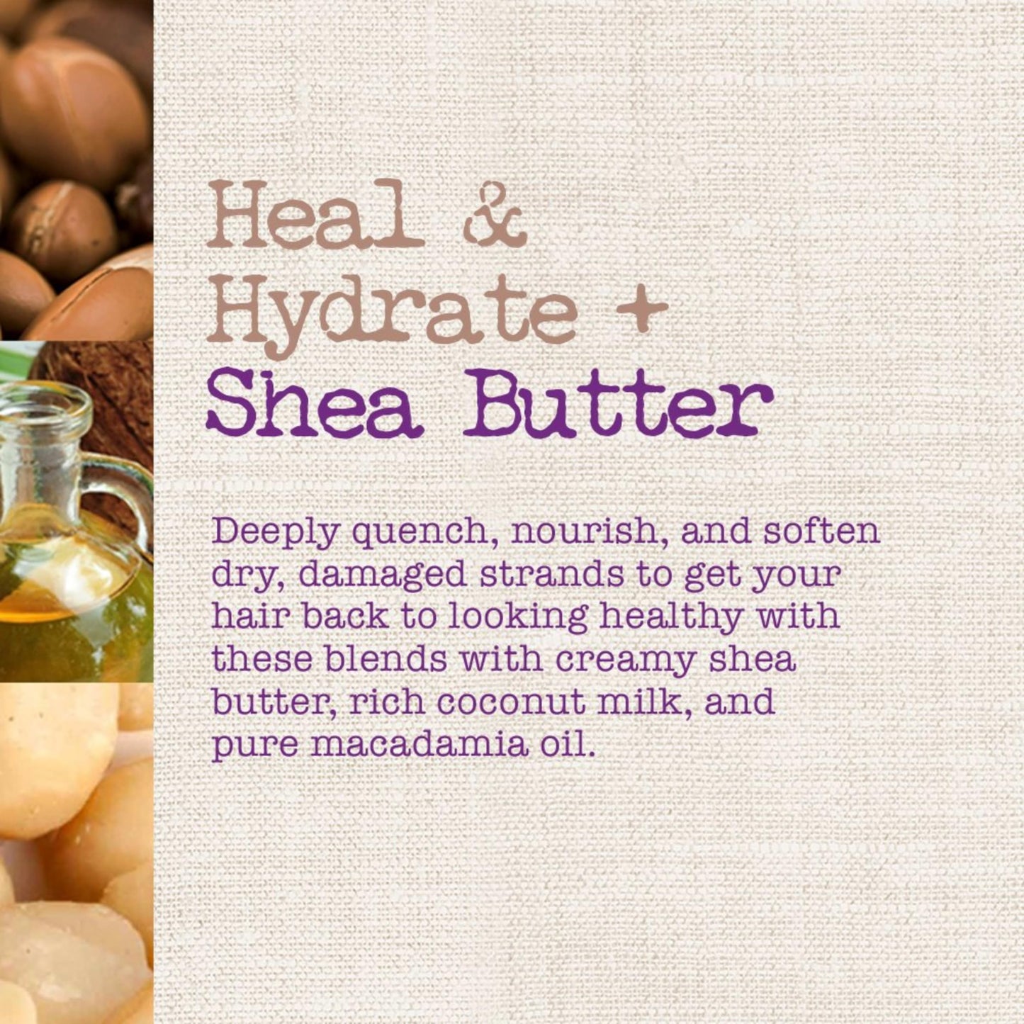 Maui Moisture Heal & Hydrate + Shea Butter Conditioner to Repair & Deeply Moisturize Tight Curly Hair with Coconut & Macademia Oils, Vegan, Silicone Beauty & Personal Care Maui Moisture