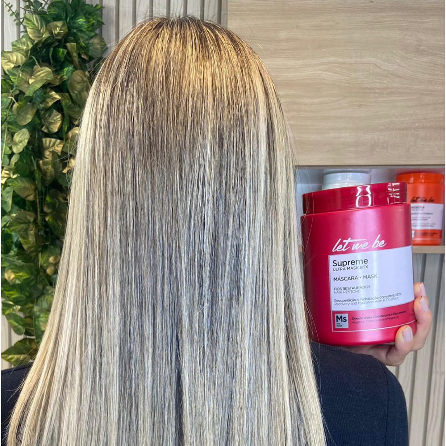 Let Me Be Supreme Hair Care Bundle - Supreme Shampoo 500ml (16.9 fl oz) & Supreme Botox Hair Treatment 1kg (35.2 oz) - Nourishing & Smoothing Care Set Beauty & Personal Care Let Me Be