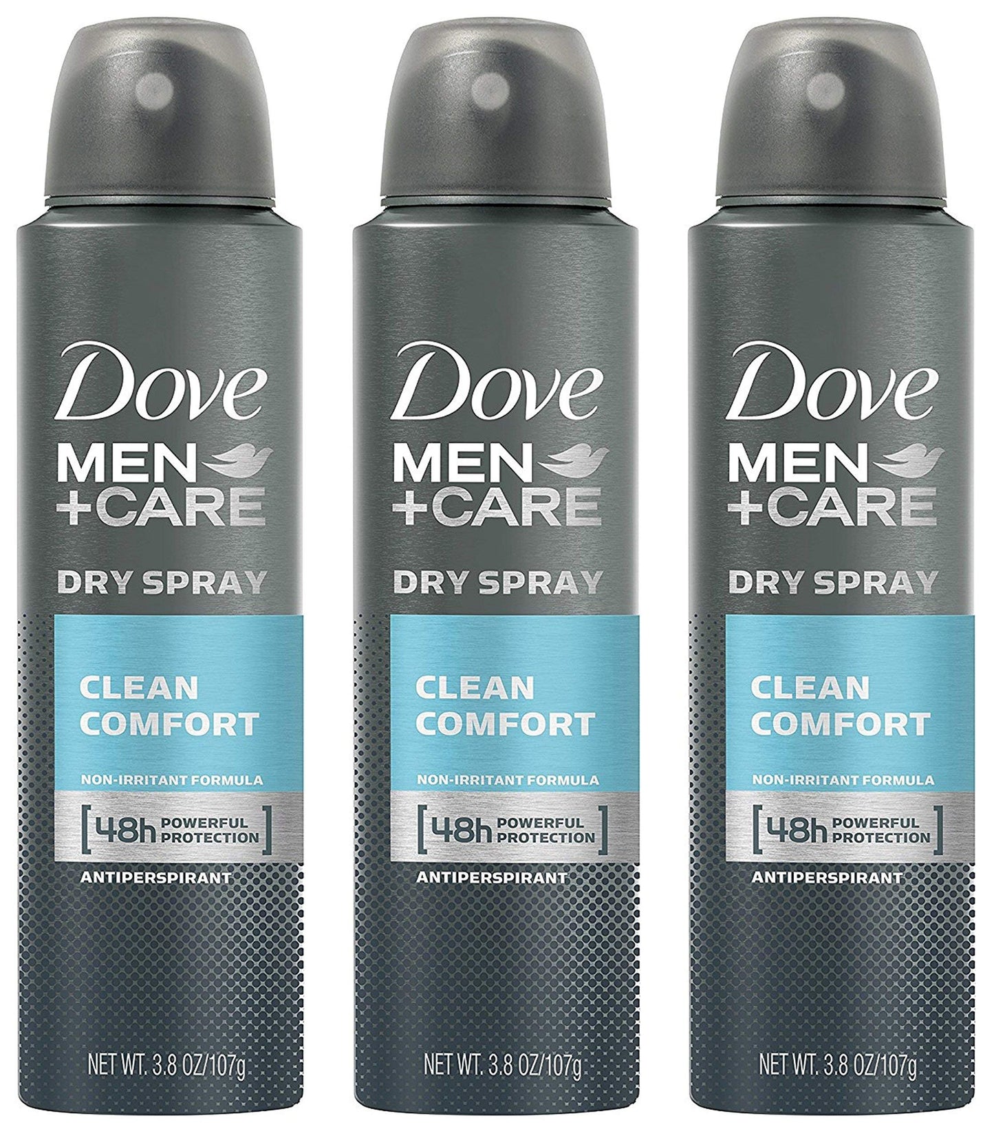 Dove Men + Care Dry Spray Antiperspirant, Clean Comfort 3.8 oz (Pack of 3) Beauty and Personal Care DOVE MEN + CARE