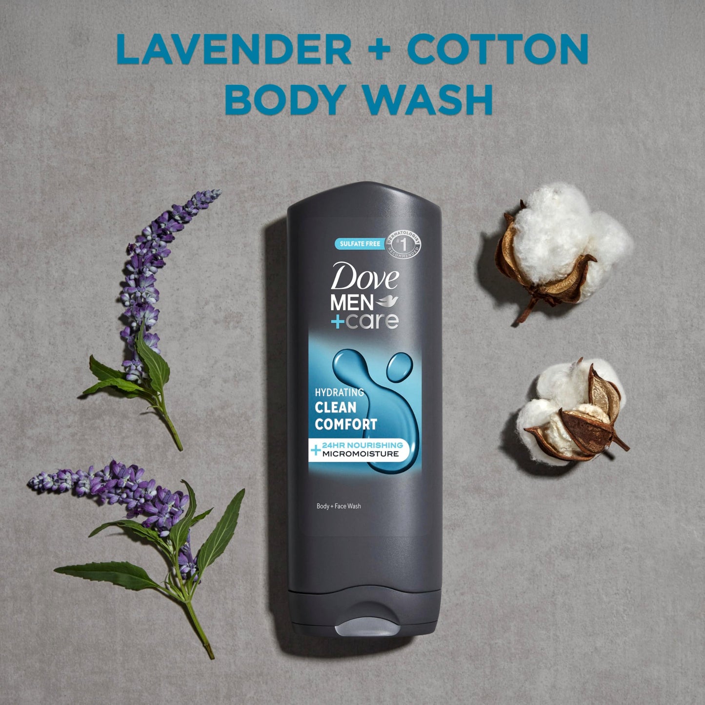 Dove Men+Care Body and Face Wash Hydrating Clean Comfort Body Wash for Men with 24-Hour Nourishing Micromoisture Technology 18 oz Beauty & Personal Care DOVE MEN + CARE