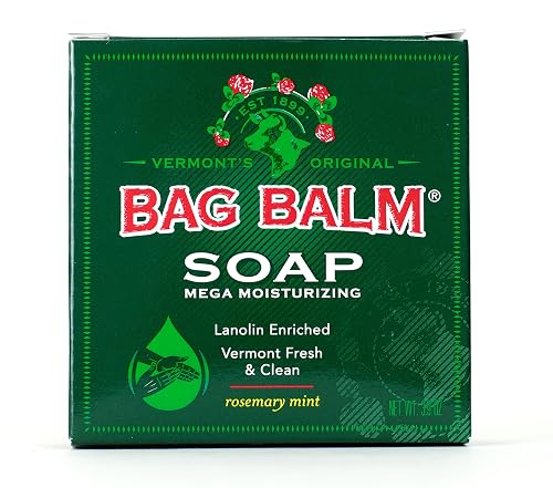 Bag Balm Vermont's Original Mega Moisturising Soap (1 Pack) Beauty & Personal Care Bag Balm