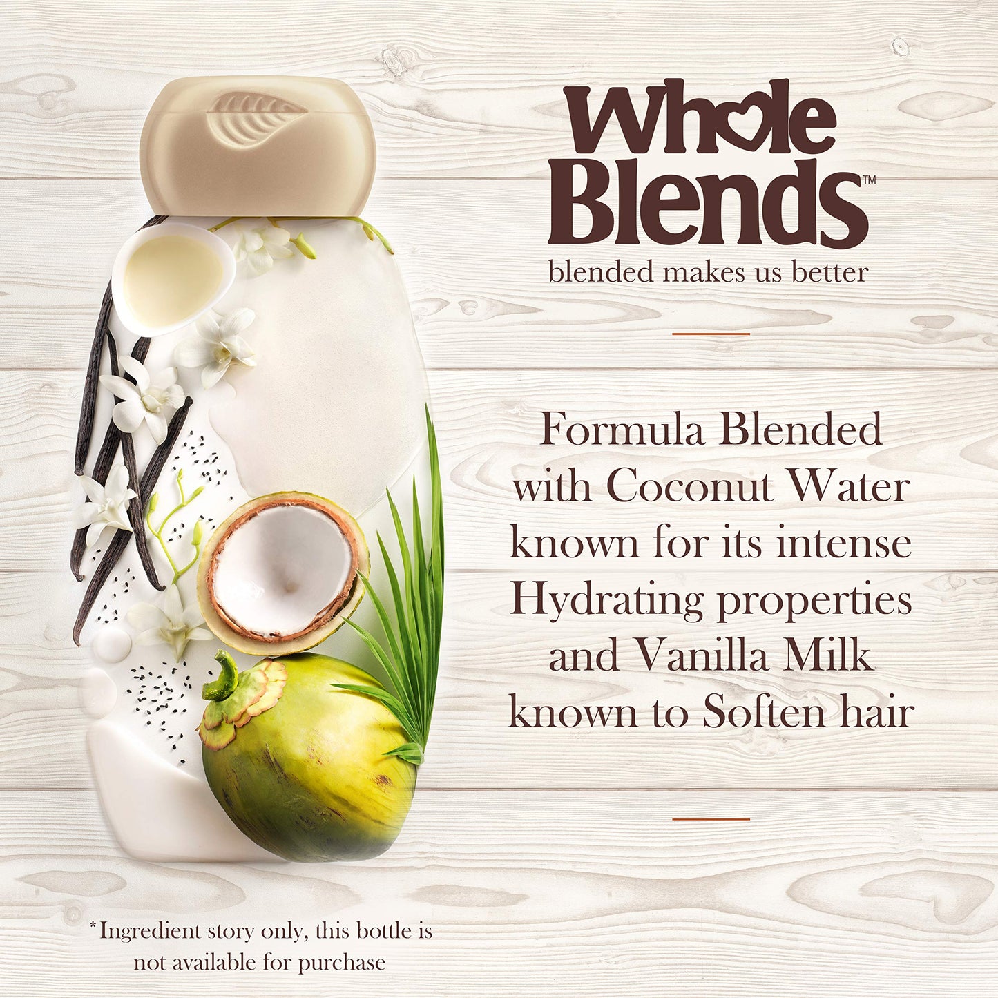 Garnier Whole Blends Conditioner with Coconut Water & Vanilla Milk Extracts, 12.5 fl. oz. Beauty & Personal Care Garnier