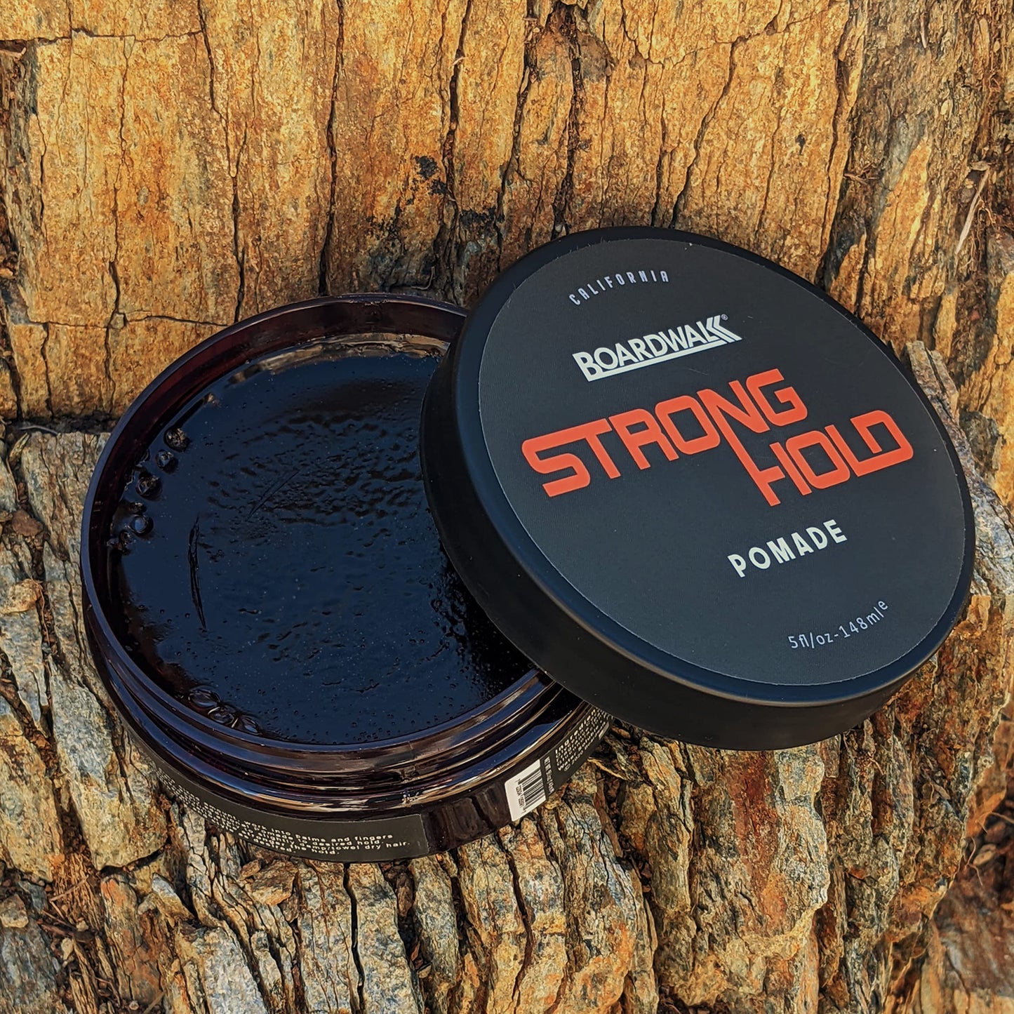 Boardwalk Pomade Strong-Hold 5oz Water Soluble Aloe Castor Oil Vitamin B-5 Anti-Dandruff Vegan for Men and Women Beauty & Personal Care Boardwalk Pomade