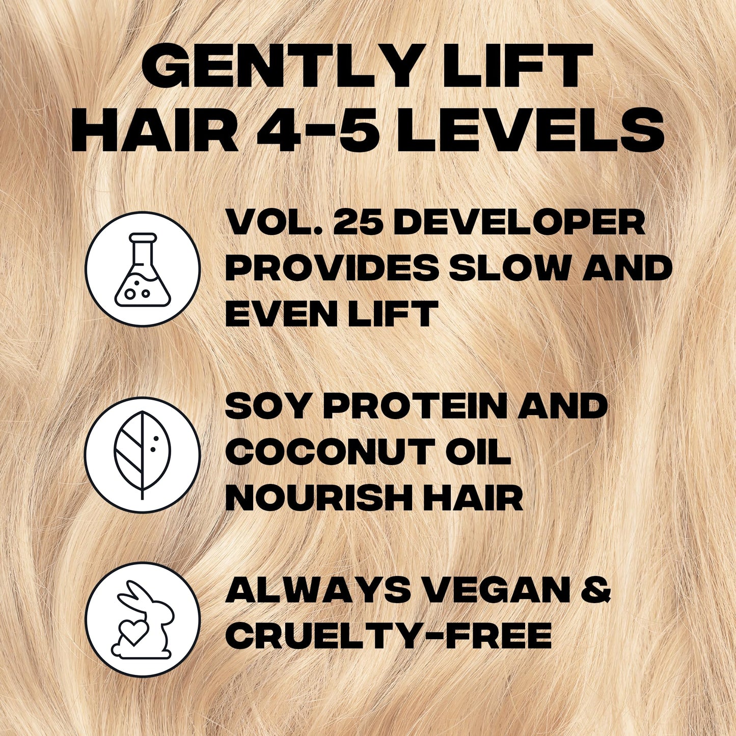 Good Dye Young Hair Lightener Kit with Dust Free Powder Lightener and 25 Volume Developer - Moisturizing Bleaching Kit - Vegan Hair Bleach (4 oz.) Beauty & Personal Care Good Dye Young