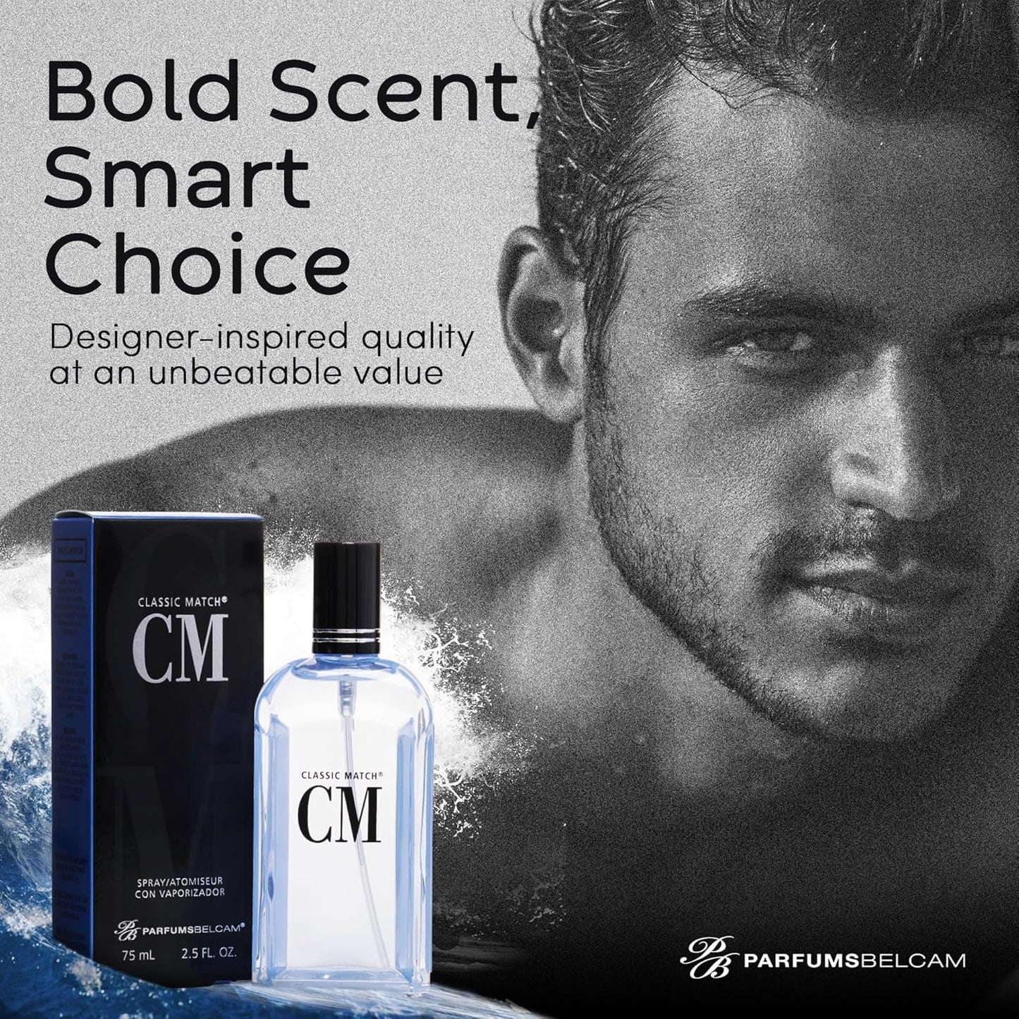 PB ParfumsBelcam Classic Match CM Eau De Toilette Spray, Our Version of Y,2.5 fl.oz Beauty & Personal Care PB ParfumsBelcam