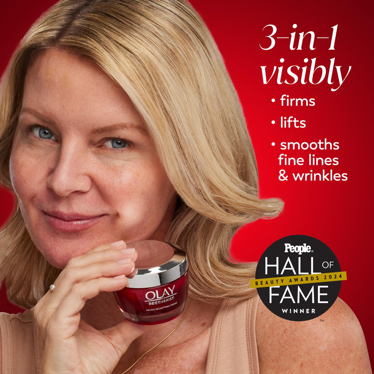 Olay Face Moisturizer, Regenerist Micro-Sculpting Cream for Women, Trial Size - Instant Hydration, Anti-Aging, Anti-Wrinkle, Firming Skin Care Beauty & Personal Care Olay