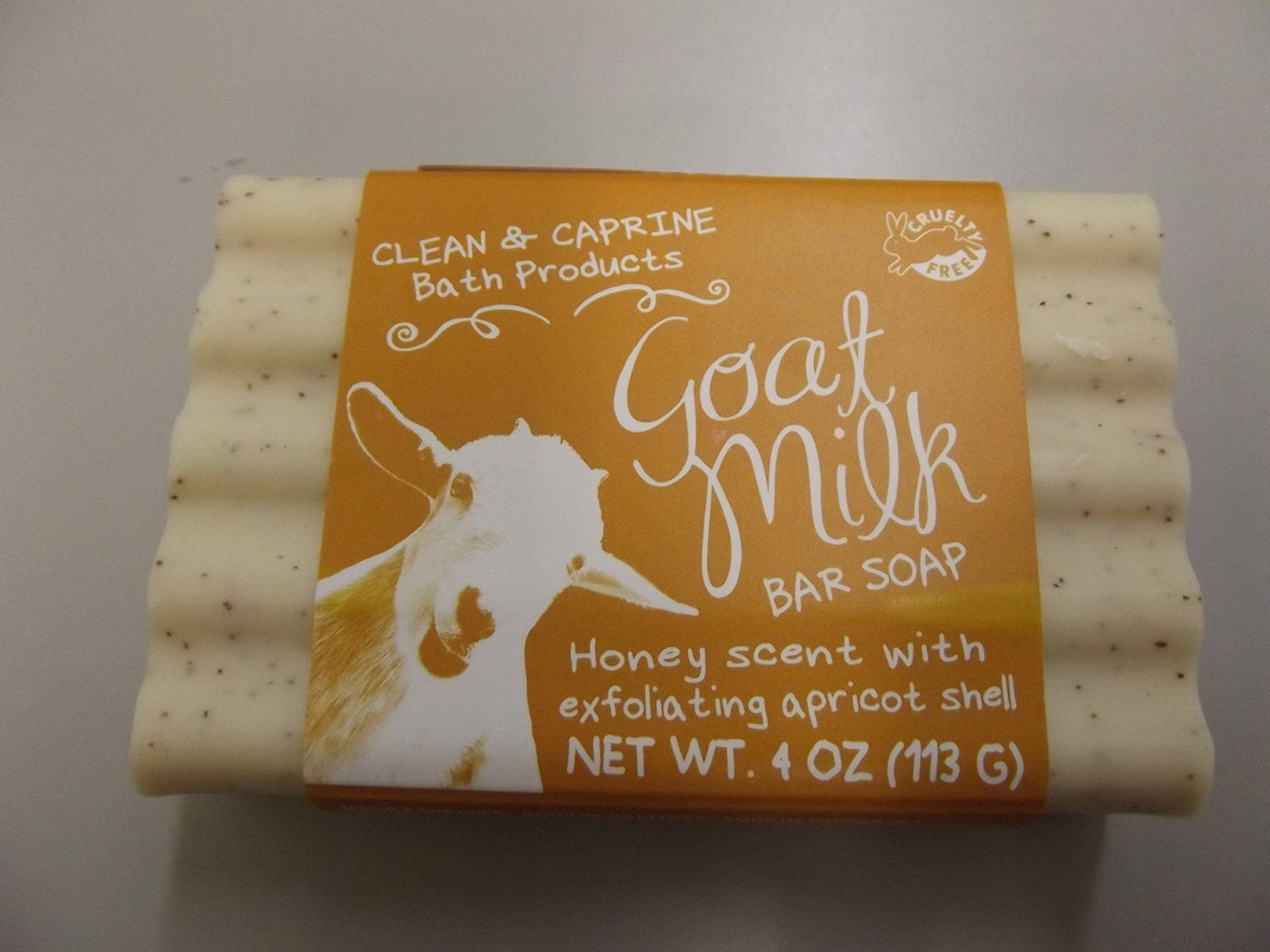 Honey Scent Goat Milk Soap with Exfoliating Apricot Shell - Made in the USA - Gluten & Paraben Free - Simply Be Well - Natural Ingredients, No Animal Beauty & Personal Care Simply Be Well