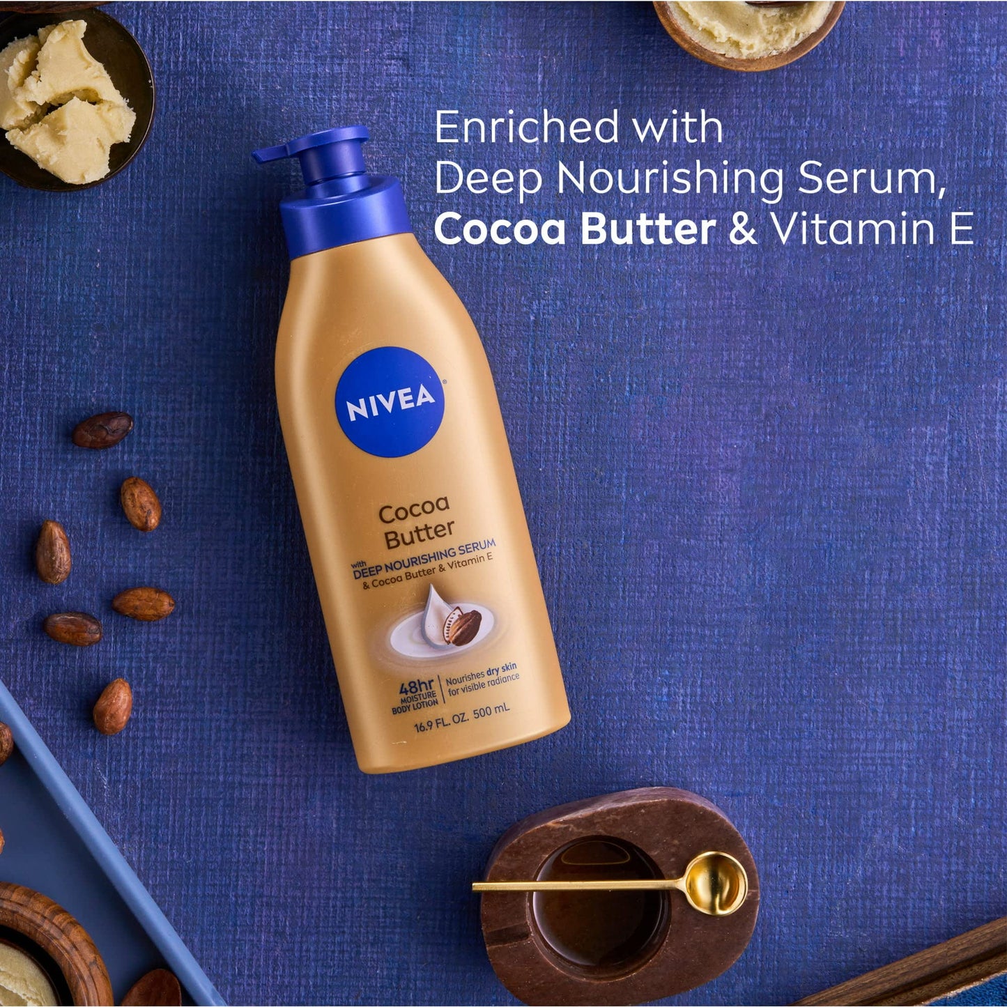 NIVEA Cocoa Butter Body Lotion 16.9 fl. oz. (Pack of 4) Beauty & Personal Care NIVEA