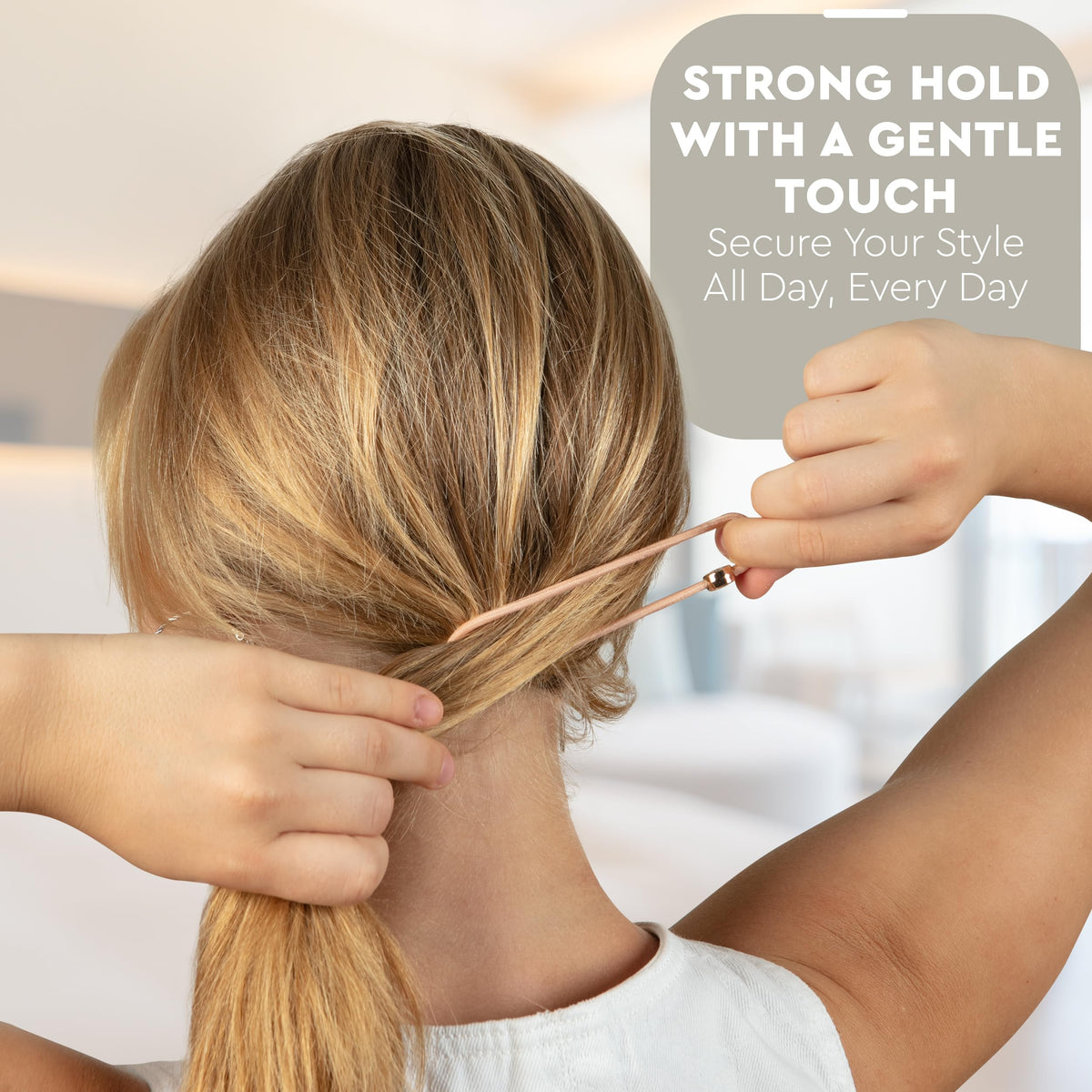 Knotty Signature Hair Ponytail Holders, Set of 20 (Adobe)