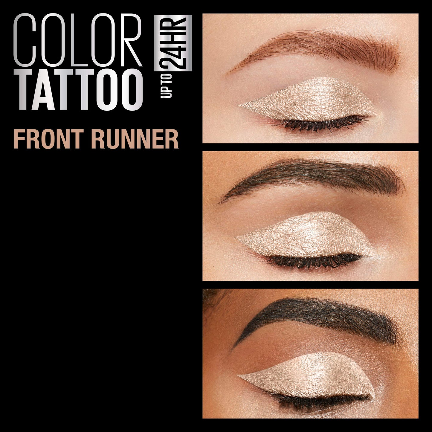 Maybelline New York Color Tattoo 24 Hour Longwear Cream Eyeshadow Makeup, Front Runner, 1 Count Beauty & Personal Care MAYBELLINE