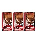 Revlon Colorsilk Beautiful Color, Permanent Hair Dye with Keratin, 100% Gray Coverage, Ammonia Free, 51 Light Auburn (Pack of 3) Beauty & Personal Care REVLON