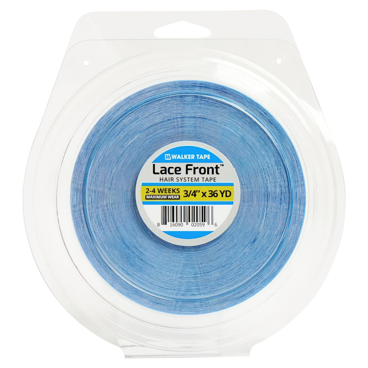 Walker Tape Lace Front Support Tape Roll 3/4" x 36 Yards, Double Sided Wig Tape for Lace Systems, Toupees, and Tape in Human Hair Extensions