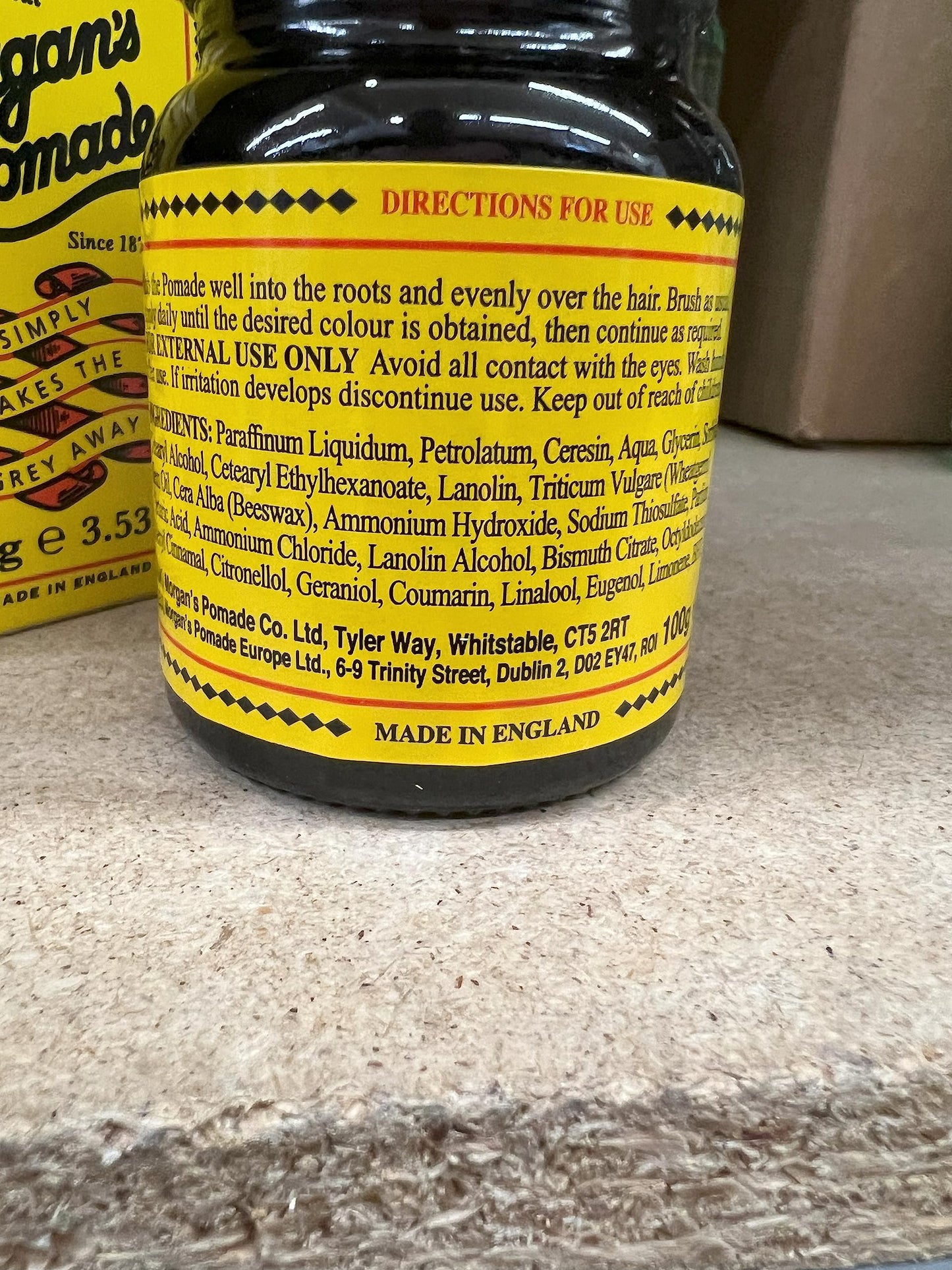 MORGAN'S POMADE "The Original" Simply takes the grey away! 3.53 oz (100 g) - 2PACK Beauty & Personal Care Morgans