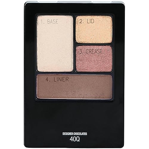 Maybelline New York Expert Wear Eyeshadow Quads, Designer Chocolates, 0.17 oz. Beauty & Personal Care MAYBELLINE