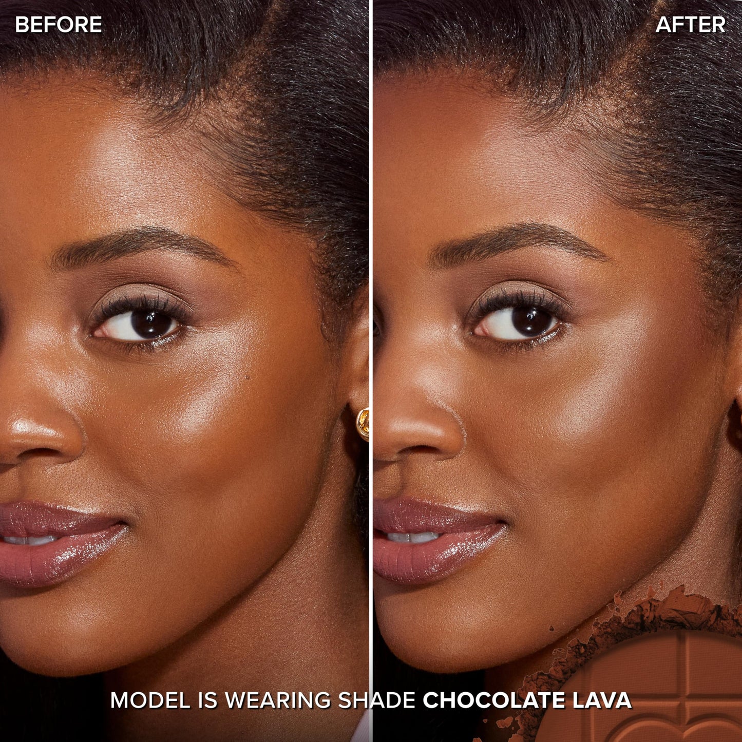 Too Faced Chocolate Soleil Matte Blurring Bronzer | Matte Bronzer Powder that Mimics Natural Skin for Blurred Sun-Kissed Effect, Chocolate Lava, 0.28 Beauty & Personal Care Too Faced