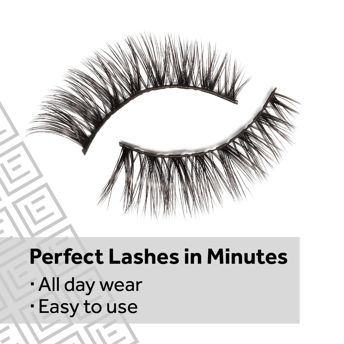 Eylure Line & Lash Kit, 2-in-1 Lash Black Glue Eyeliner and False Lashes, Faux Mink Wispy Beauty & Personal Care Eylure