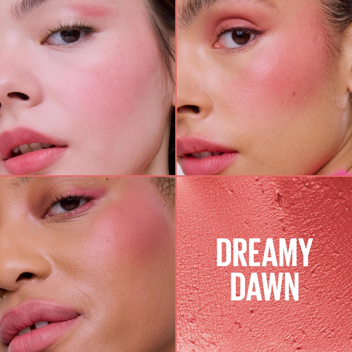 Maybelline Cloudtopia Blush for Cheeks and Lip Mousse, Ultra-Vivid, Pigmented Formula for Up to 14HR of Blush and Lip Makeup Color, Dreamy Dawn, 1