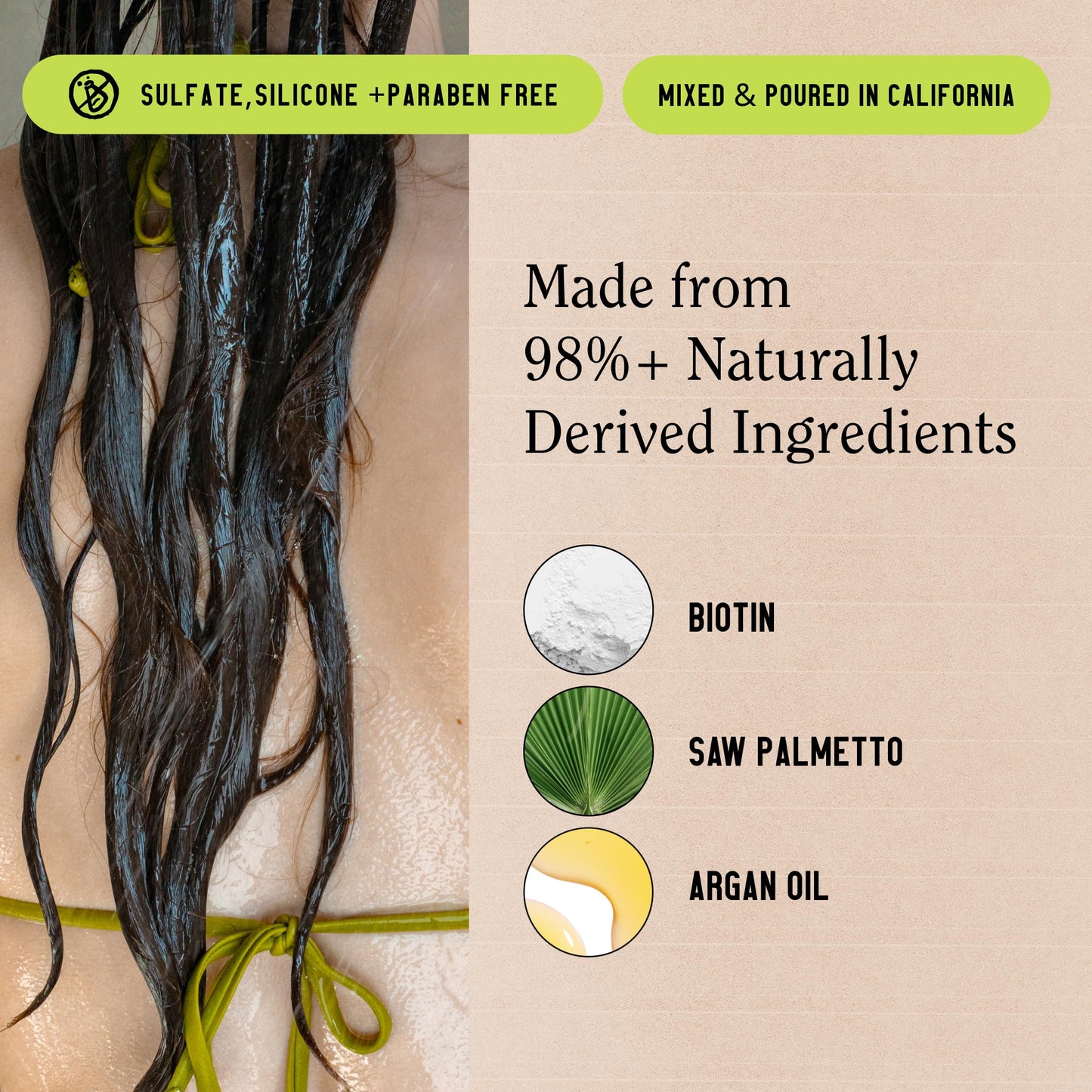 California Naturals Re:GRO Anti-Thinning Shampoo & Conditioner Set, Biotin, Caffeine & Rosemary Oil, Hair Loss & Thinning Support for Women and Men Beauty & Personal Care California Naturals