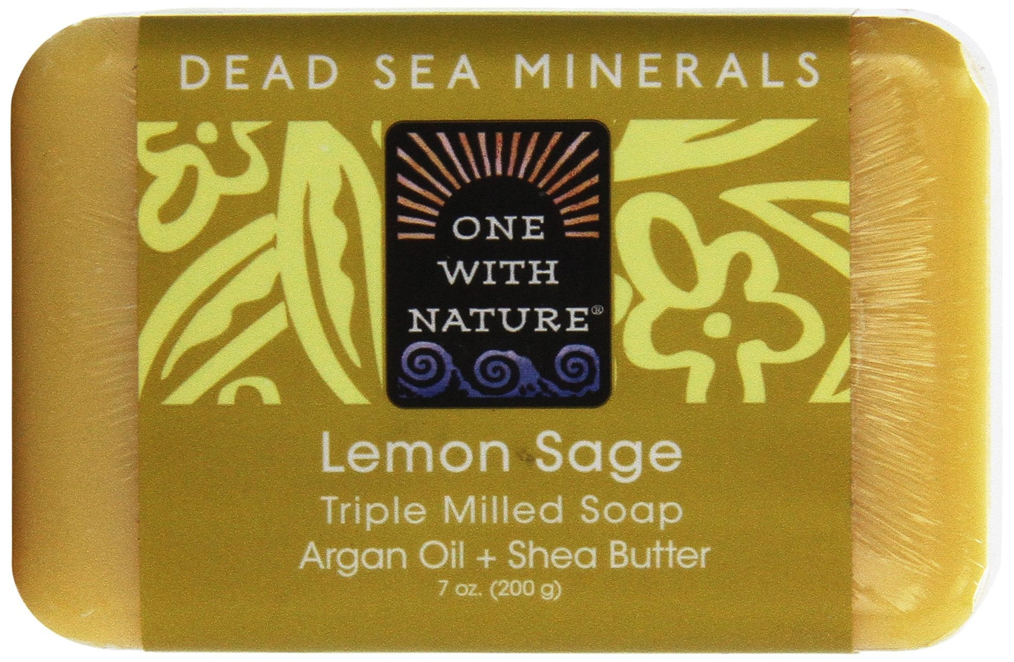 One With Nature, Dead Sea Mineral Bar Soap, Lemon Verbena, 7 oz Beauty & Personal Care One With Nature