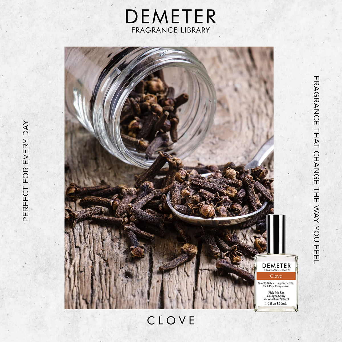 DEMETER Natural Perfume Spray Cologne for Women and Men, Clove, 1 oz Beauty & Personal Care DEMETER