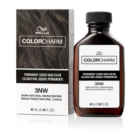 COLORCHARM Permanent Liquid Hair Color | 3NW Dark Natural Warm Brown | Up to 100% Gray Coverage | 1.42 Fl Oz Beauty & Personal Care COLORCHARM