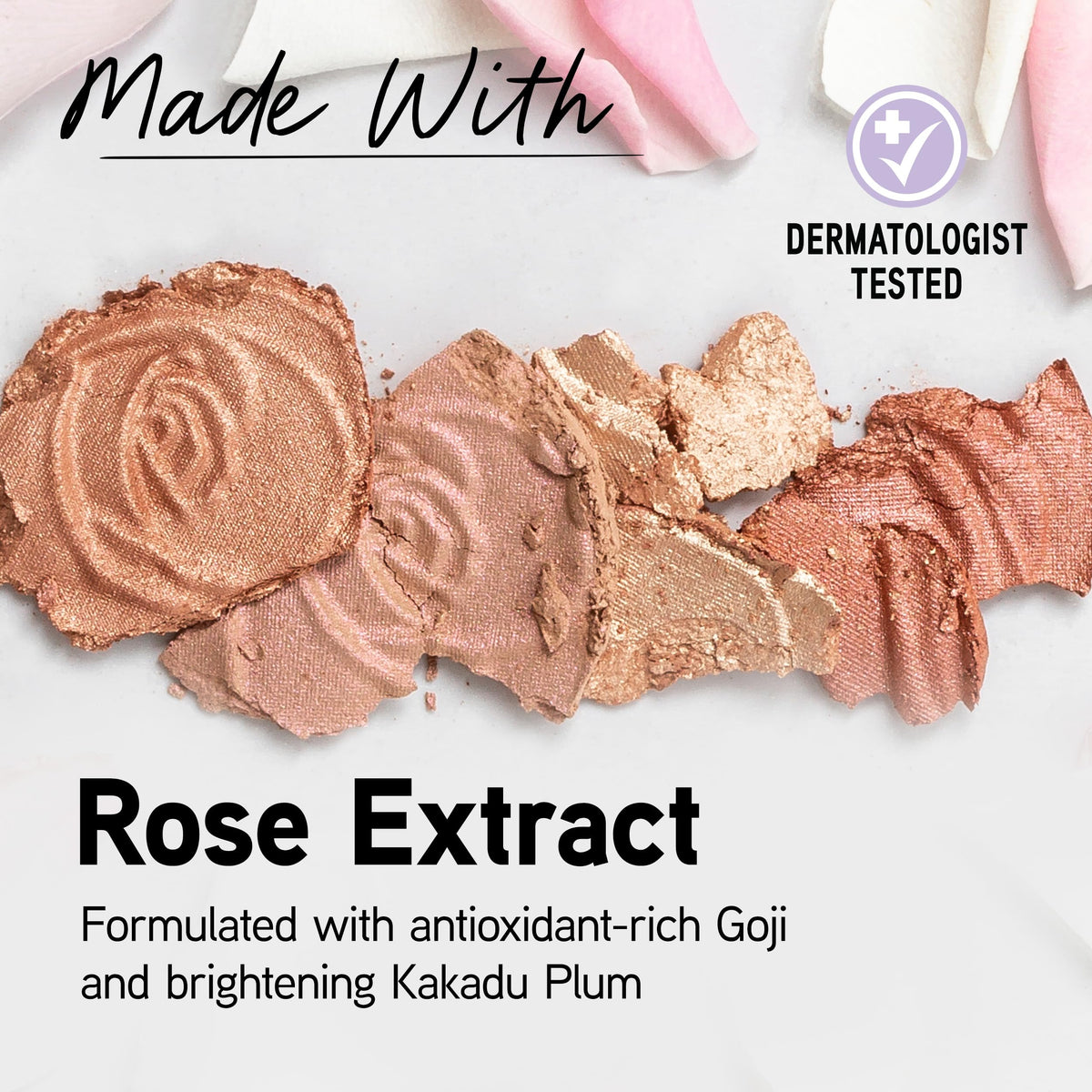 Physicians Formula Rosé All Day Highlighter Blush Face Powder, Pink Petal Glow, Dermatologist Tested, Clinicially Tested