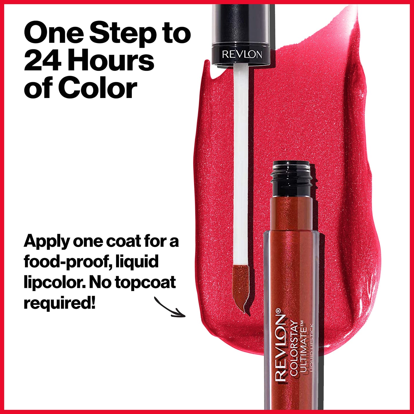 Revlon ColorStay Ultimate Liquid Lipstick, Top Tomato, 0.1 Ounces (Pack of 2) Beauty & Personal Care REVLON