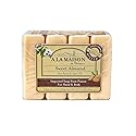 A LA MAISON Sweet Almond Bar Soap - Triple French Milled Unscented Natural Moisturizing Hand Soap Bar (4 Bars of Soap, 3.5 oz) Beauty & Personal Care A LA MAISON