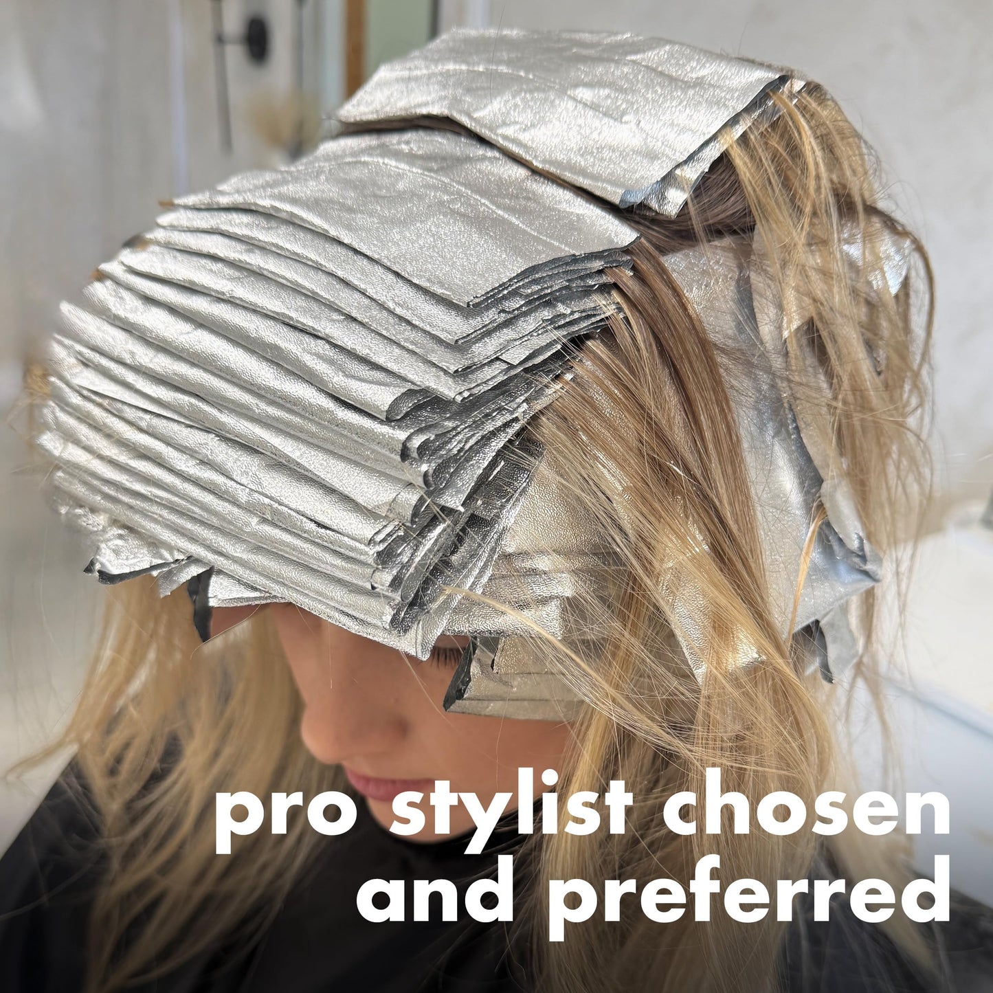 Colortrak Embossed Sheets Silver Aluminum Foil Pop-up Dispenser, 500 Pre-cut Sheets Non-slip Textured, for Hair Foil Coloring and Highlighting Beauty & Personal Care Colortrak