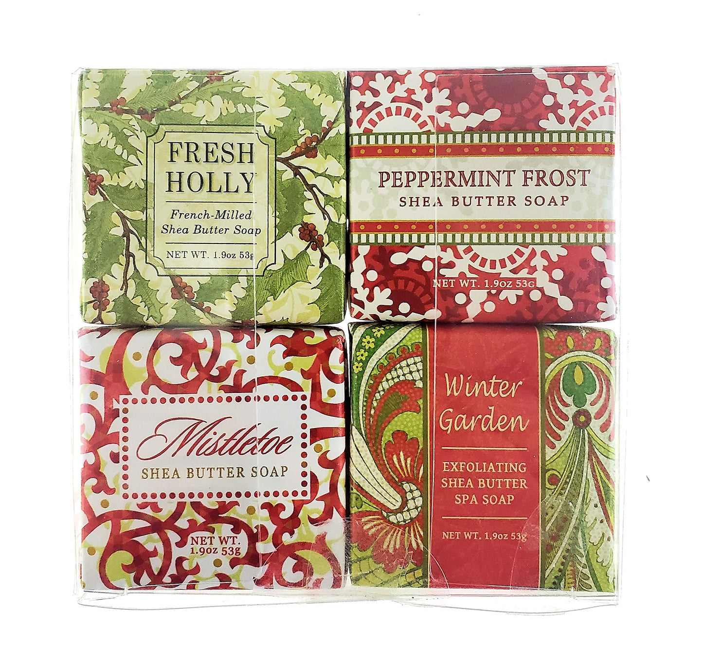 Greenwich Bay Trading Christmas Holiday Soap Sampler - Gift Boxed Set of 4 Assorted Scents Beauty & Personal Care Greenwich Bay